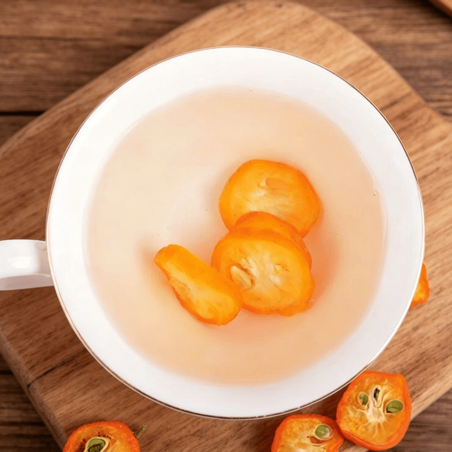Dried Kumquat Slices Jin Ju 500g Citrus japonica Fruit Tea Slices for Hot Water Infusion preparation