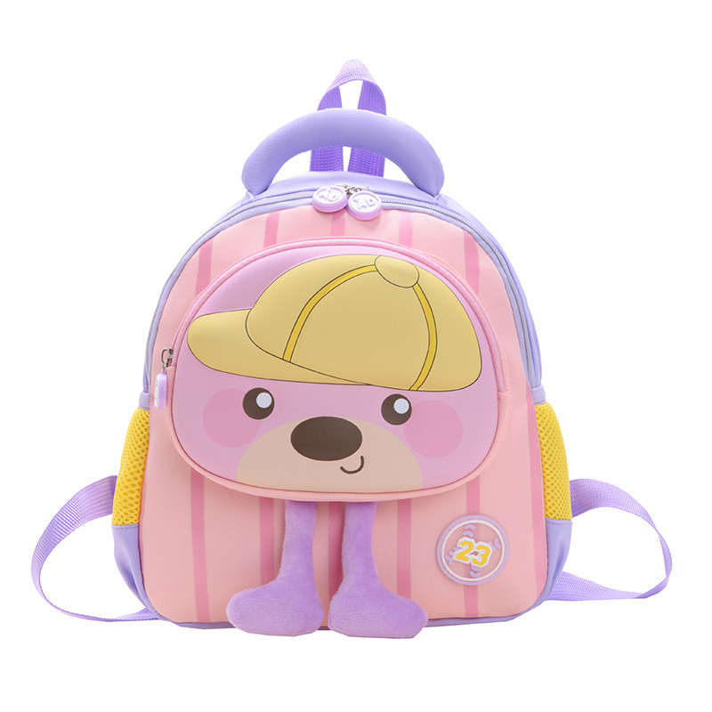 Jardín de infantes, mochila de dibujos animados, lindos osos, mochila para niños y niñas, mochila de viaje para niños ligeros