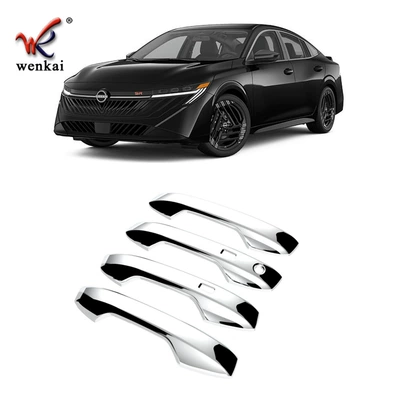 Suitable for Nissan Sentra 26 Models Modified Exterior Door Handle Decorative Stickers Special Handle Cover Automotive Accessories (Other Automotive Exterior Supplies) - electroplated-mirror