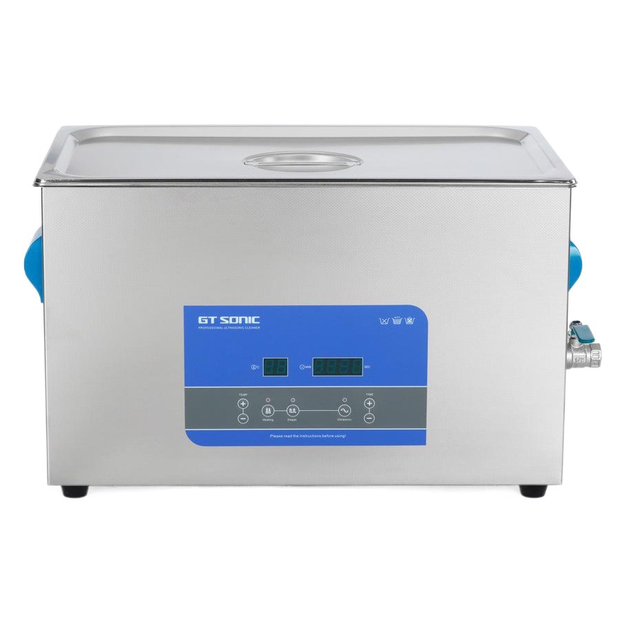 Suministro directo de fábrica Gute piezas de hardware ultrasónico equipo de limpieza ultrasónica de laboratorio de acero inoxidable sola máquina de limpieza de tanques