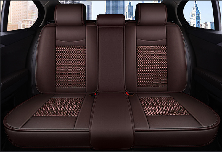 Car Seat Cushion, Summer Cooling Pad, Full Surround, New Model, Universal for All Seasons, Ice Silk Car Cushion, Leather Seat Cover, Special Seat Cushion