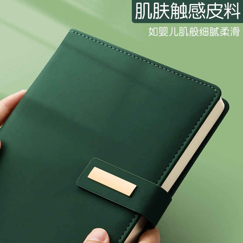 Cuaderno de negocios caja de regalo traje en stock de gama alta a5 registro de reunión de oficina notebook actividad regalo personalización