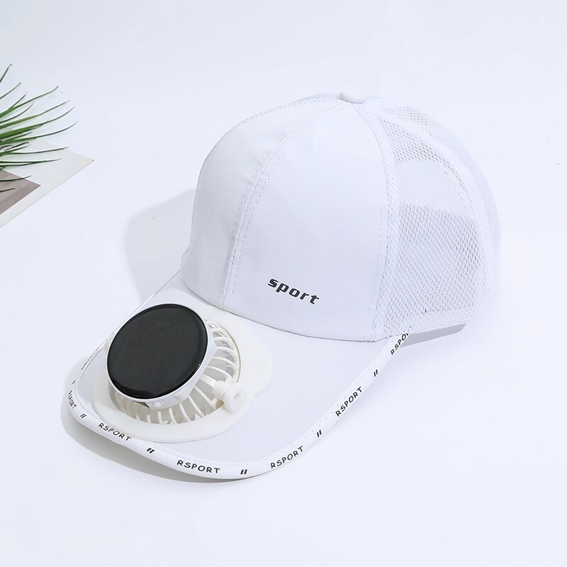 夏の新しいデジタルディスプレイ充電式ファン帽子大人の温室薄い野球帽カップル日焼け止め通気性レターキャップ|undefined