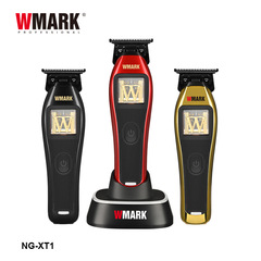 WMARK磁気浮上ベクトルモータ彫刻カット専門デジタル表示電気バリカンDLCヘッド理髪器NG-XT1