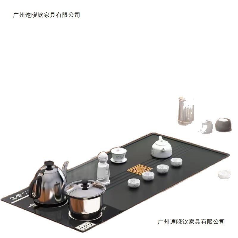 实木茶桌大板桌椅组合新中式办公室泡茶客厅家用泡茶台茶几一整套|undefined