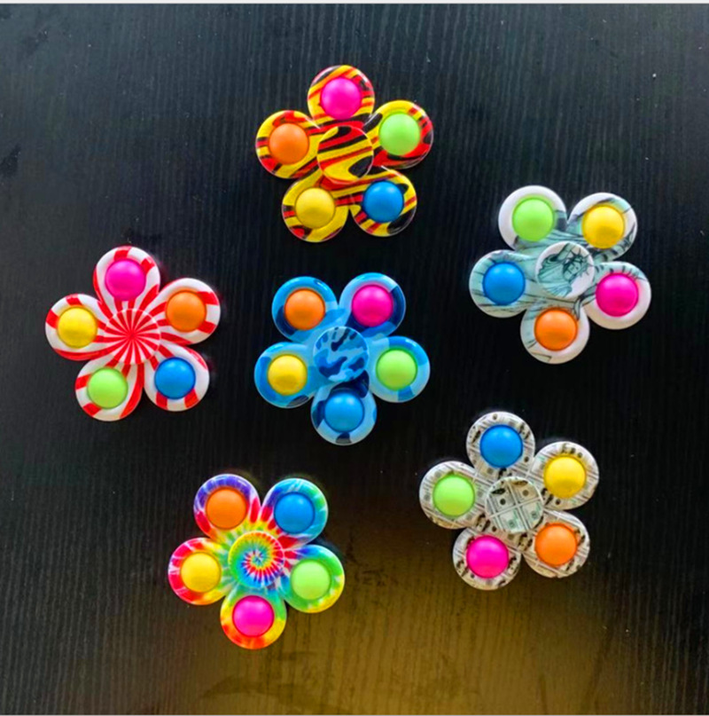 解压玩具指尖陀螺跨境灭鼠先锋泡泡乐手指陀螺硅胶  发泄减压玩具