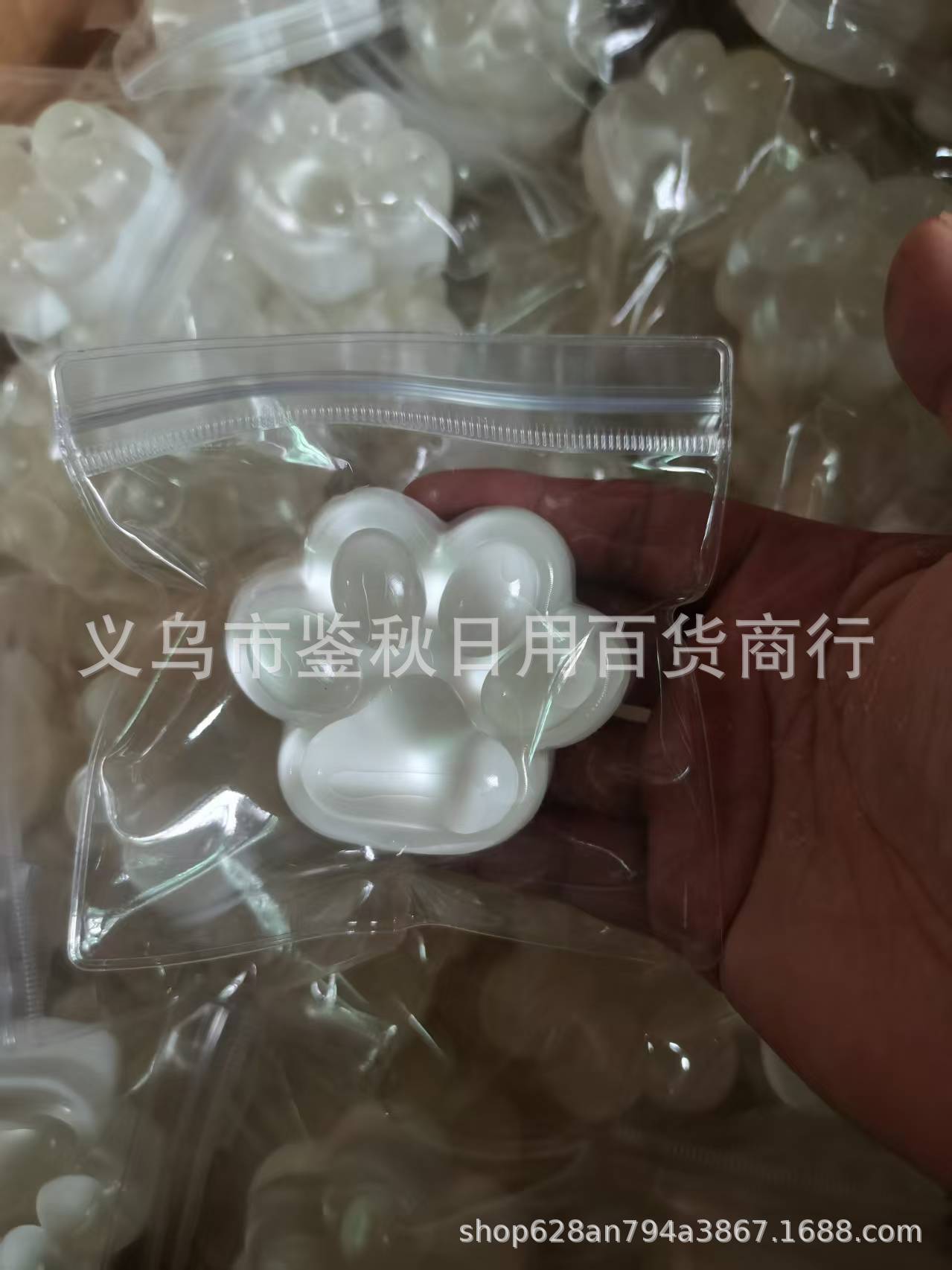 7cm 투명 흰색 고양이 발톱