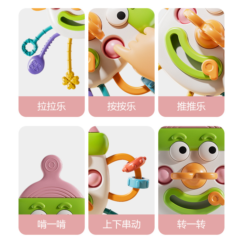 baby rattle baby lasso pendant toy 3-6 month newborn lasso gift finger grip training