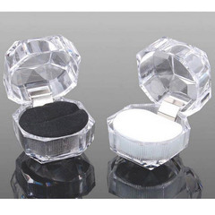 ネットレッドミニリング箱のプラスチックのアクセサリー箱のピアスのイヤリングの指輪のネックレスのアクセサリーの包装箱の展示箱