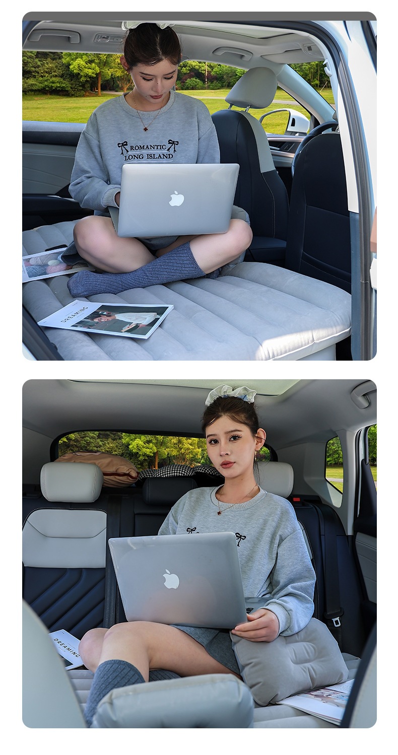 Foreign trade car air mattress, car inflatable mattress, rear seat mattress, travel bed, rear seat sleeping pad, car air bed