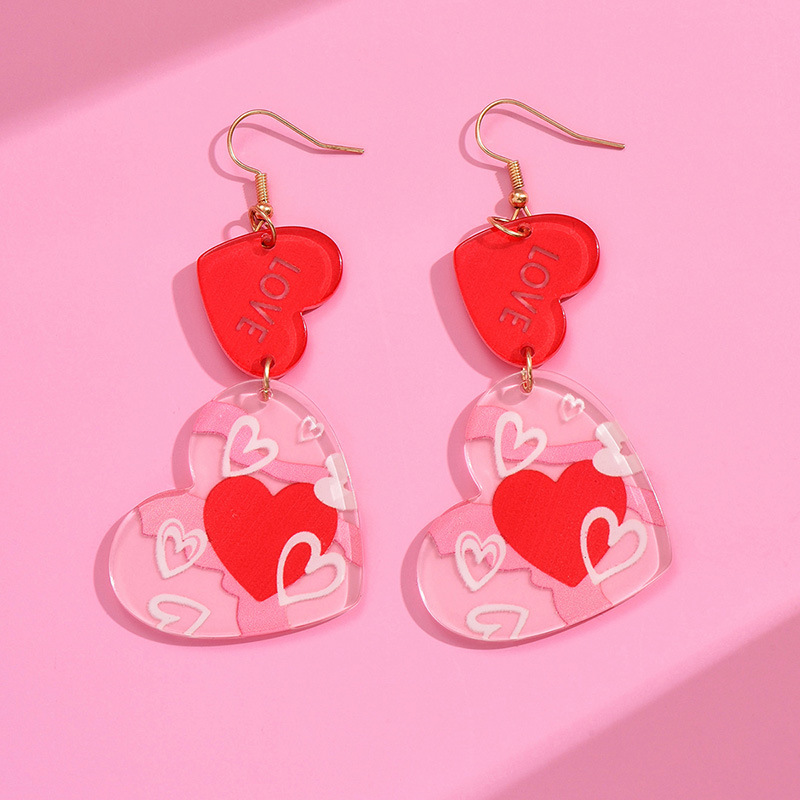 Oversized Sculptural Clear Acrylic Clip-on Earrings Modern Design_voghion.com