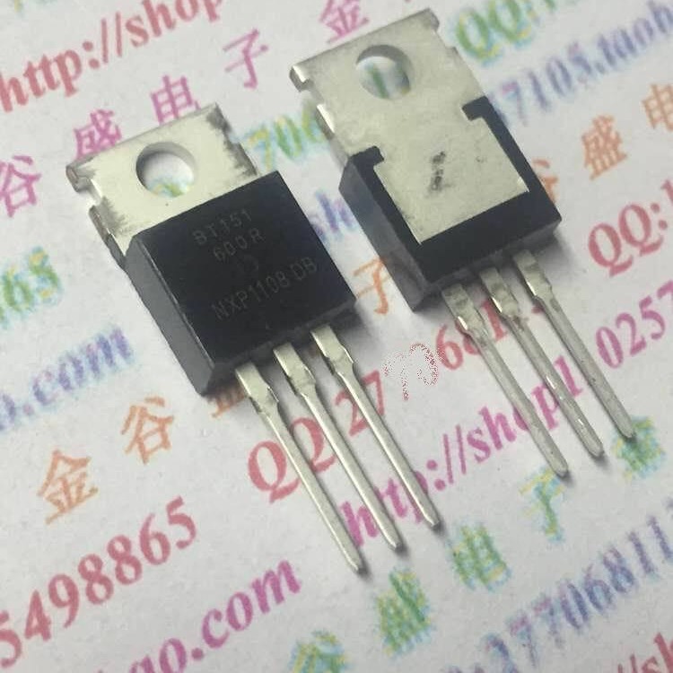 单向可控硅 BT151-600R TO-220 7.5A 600V TO-220 全新原装