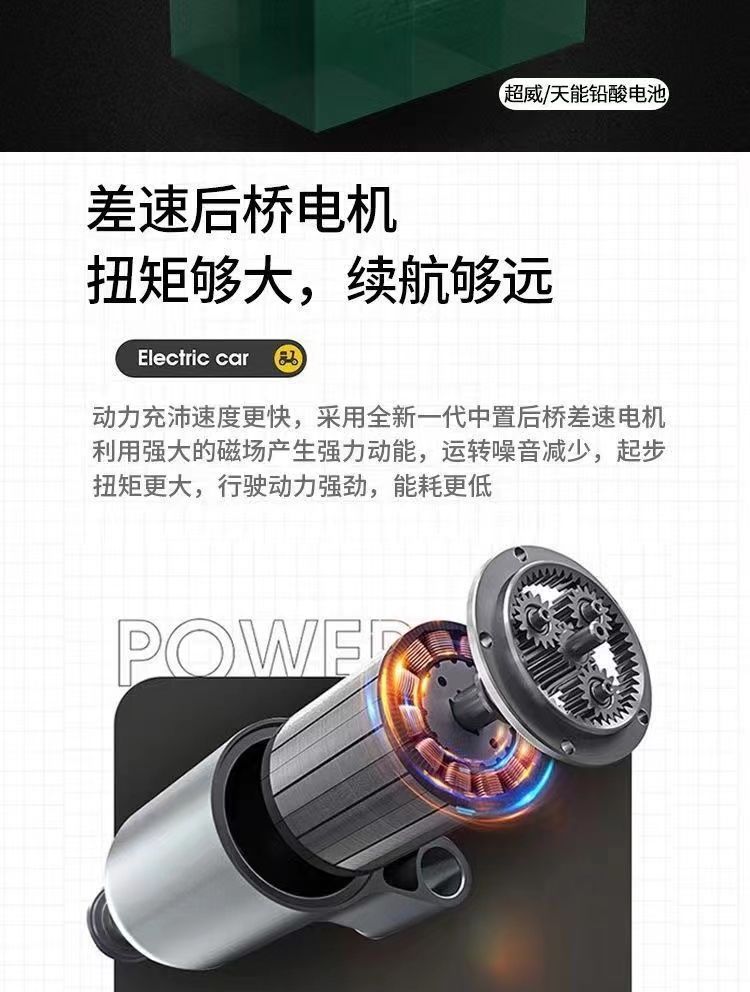 Electric Tricycle for Cargo, Delivery, Farm Use, Adult