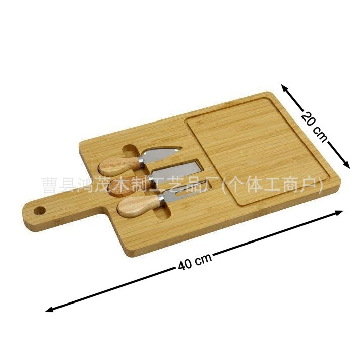 竹制芝士板刀板热销木制面包板披萨板楠竹奶酪板切菜砧板定制批发