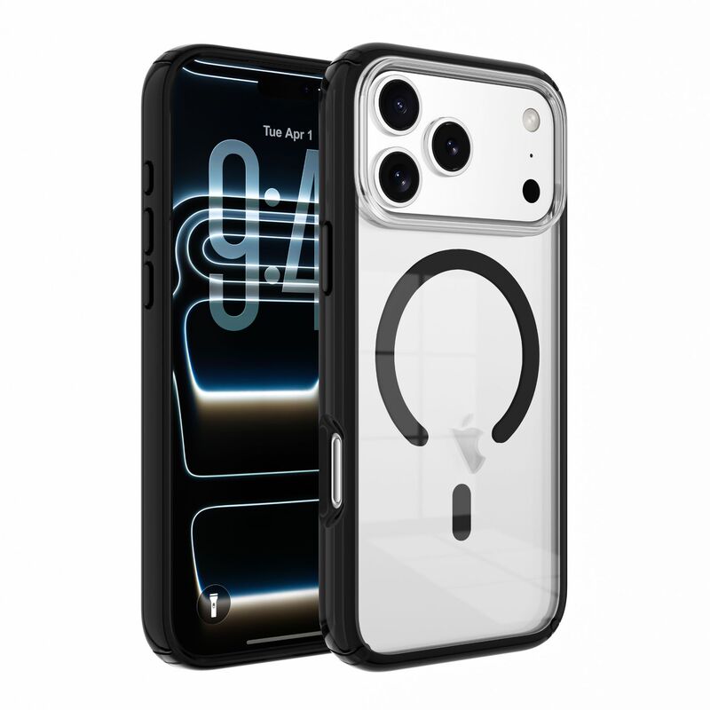 Defender Dual-Color Magnetic Suction Apple Magesafe Transparent Iphone17Pros26Plus Four-Corner Anti-Collision Phone