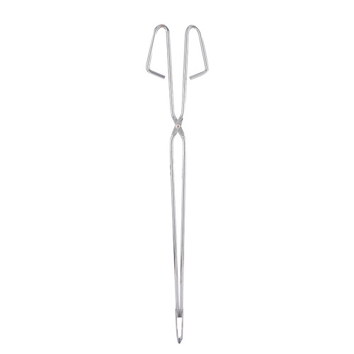 Outdoor stainless steel barbecue carbon clip 55cm extended handle campfire charcoal clip fire tongs garbage clip picker fire tongs