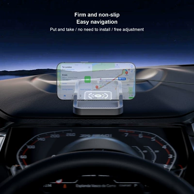non-slip wireless charger home car: Mobil şarj cihazları