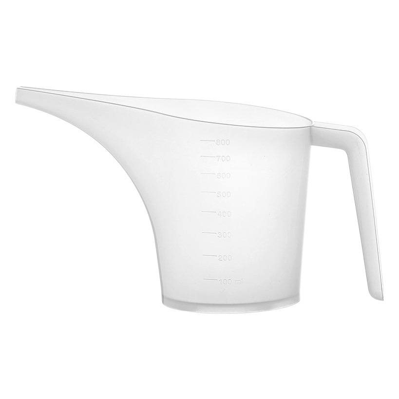 Long mouth measuring cup 1000ml with scale liquid injection pot baking measuring cup 1L laboratory measuring cup cake dispenser household