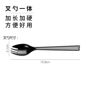 Disposable Fork Spoon Tableware Bag Salad Light Food Tissue Toothpick Three-piece Set Plastic Fork Chopsticks Four-piece Set