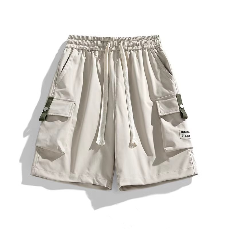 Men's Summer American-Style Sports Casual Loose Shorts Trendy Brand Cargo Straight Five-Point Shorts Men's Clothing