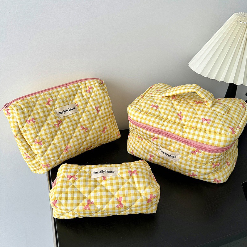 With bow, yellow