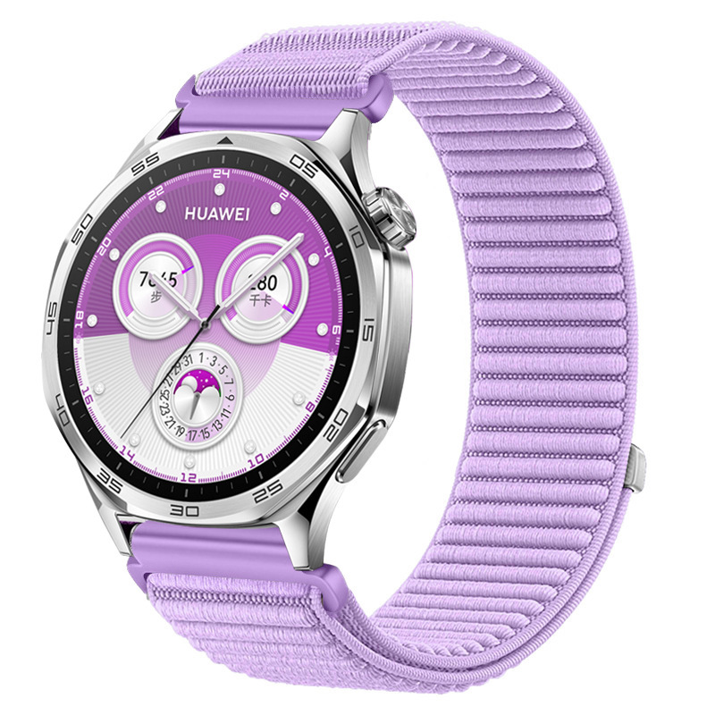 适用华为Watch5手表表带HUAWEI gt6/5原野山地纹尼龙回环表带22mm|undefined