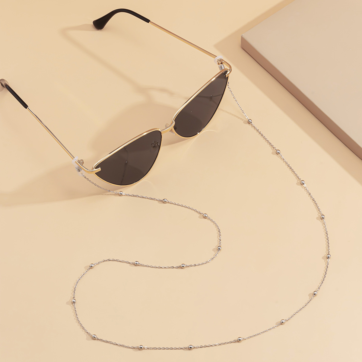 11g Weight Glasses Chain Classification Daily Occasion Alloy Material Geometric Pattern Women's Gender Simple Style Style Simple Style Geometric Alloy Women's Glasses Chain 6