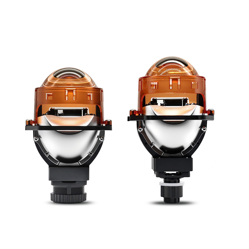 W24 lente de doble luz 3 pulgadas 24V faro de automóvil LED taza de doble luz universal 65W lámpara de automóvil de alta potencia sin pérdida h4h7