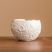 流浪星球品茗杯单杯中式999鎏银茶杯主人杯轻奢高档功夫喝茶杯子