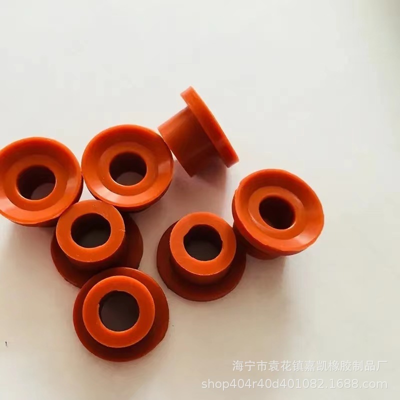 供应T型硅胶孔通孔塞 密封圈出线过线机箱电线保护圈塞 来图设计