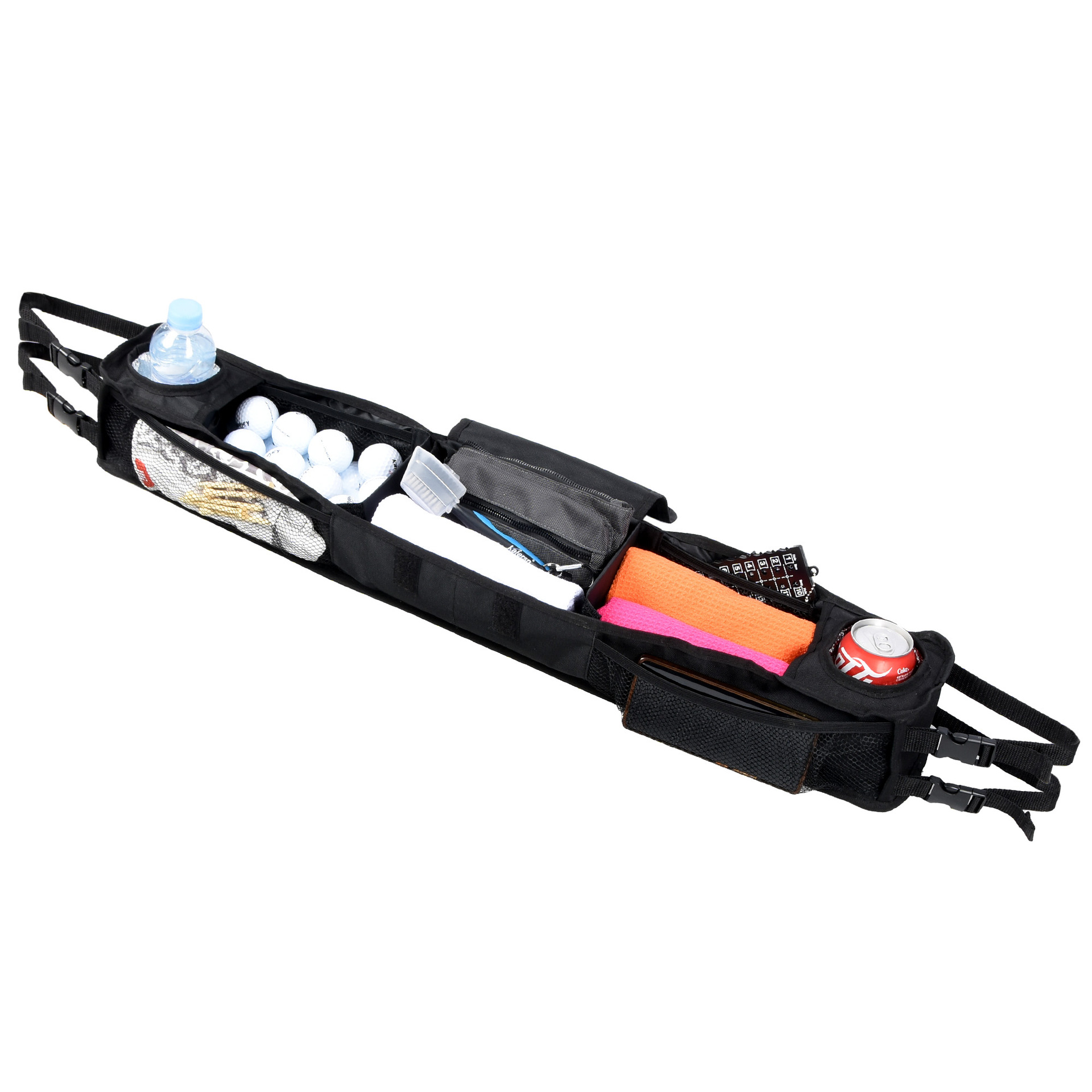 Marco de almacenamiento del carro de golf, cesta de almacenamiento plegable, buena instalación fácil