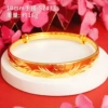 10mm bracelet willow -leaf plum blossom -S2473