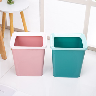 Dormitory Kitchen Garbage Sorting Trash Household Japanese Style Rectangular New Simple Toilet Plastic Trash