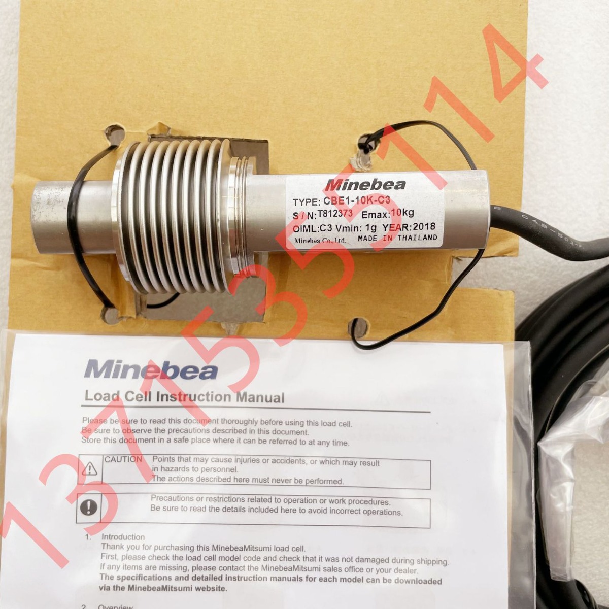 C2B1B-200K/250K/500K/1T/2T-C3 美蓓亚Minebea称重传感器