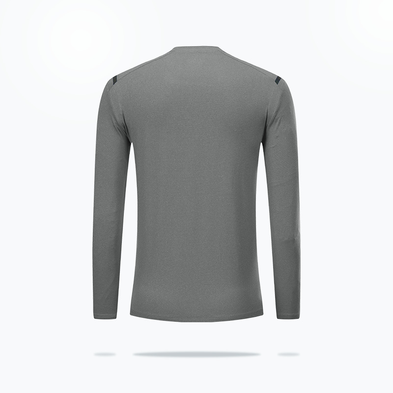 Camisetas deportivas de secado rápido para hombre, estilo europeo y americano, de manga larga, ajustadas, elásticas, para baloncesto, correr, entrenamiento físico