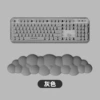 Gray, large cloud pad