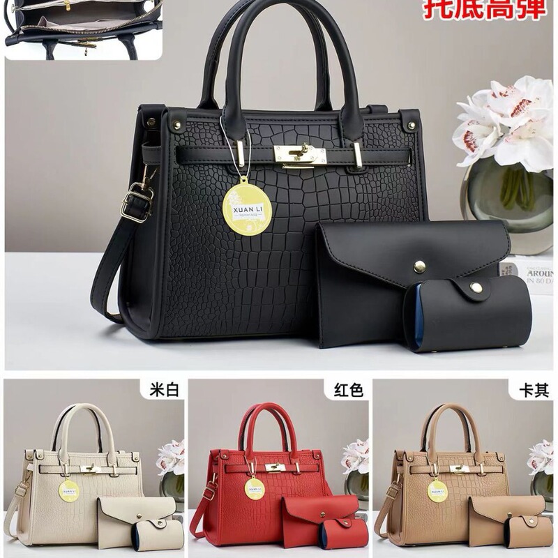 Taizhou women's bag large capacity handbag women's bag new ladies bag texture shoulder bag mother bag wholesale