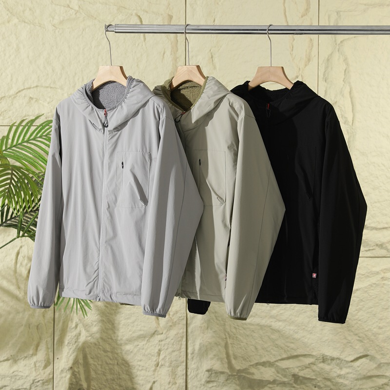 Fleece Lining! Ultra-Lightweight Cloud-Sensing Silent Men's Urban Work Clothing Outdoor Fleece Windproof Jacket Fleece Lining! Ultra-Lightweight Cloud-Sensing Silent Men's Urban Work Clothing Outdoor Fleece Windproof Jacket