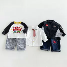 童裤;连身衣、爬服;童T恤