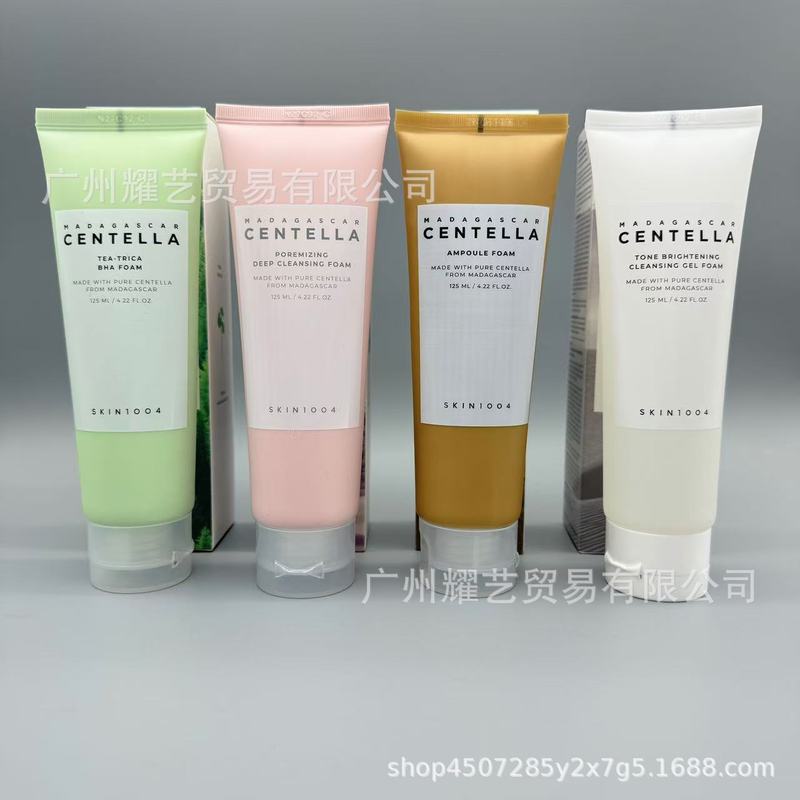 跨境 SKIN1004积雪草茶树洁面乳男女通用控油祛痘保湿洗面奶125ml|undefined