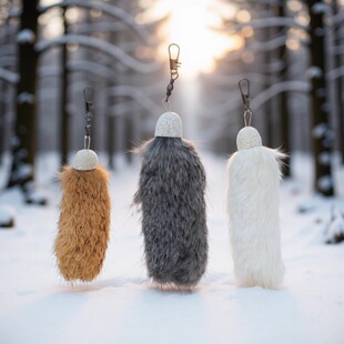 Natural Rabbit Fur Cat Toy Refills��Ȼ��ë؈����a��Сβ��