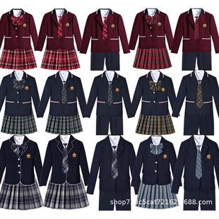 Class Uniforms, School Uniforms, Garden Uniforms, Work Clothes, Performance Chorus, British Preppy Style, Small, Junior High School Students, Couple Suits, Complete Set
