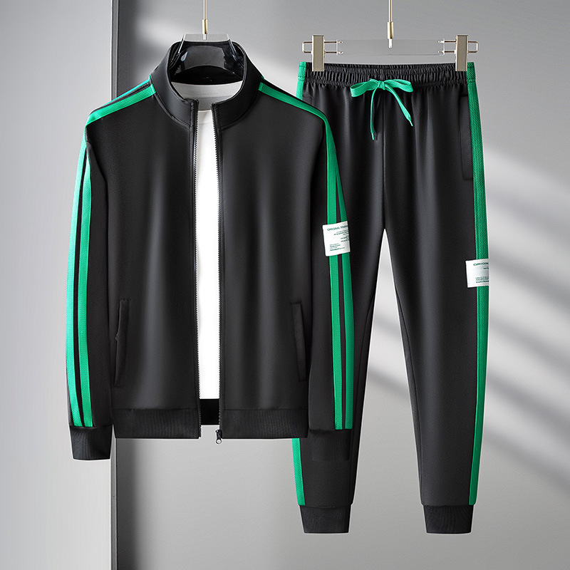 2022 Autumn Men's Sports suit Men's Sports Casual Sweater Pants suit Cardigan Zipper Two-Piece suit New Product