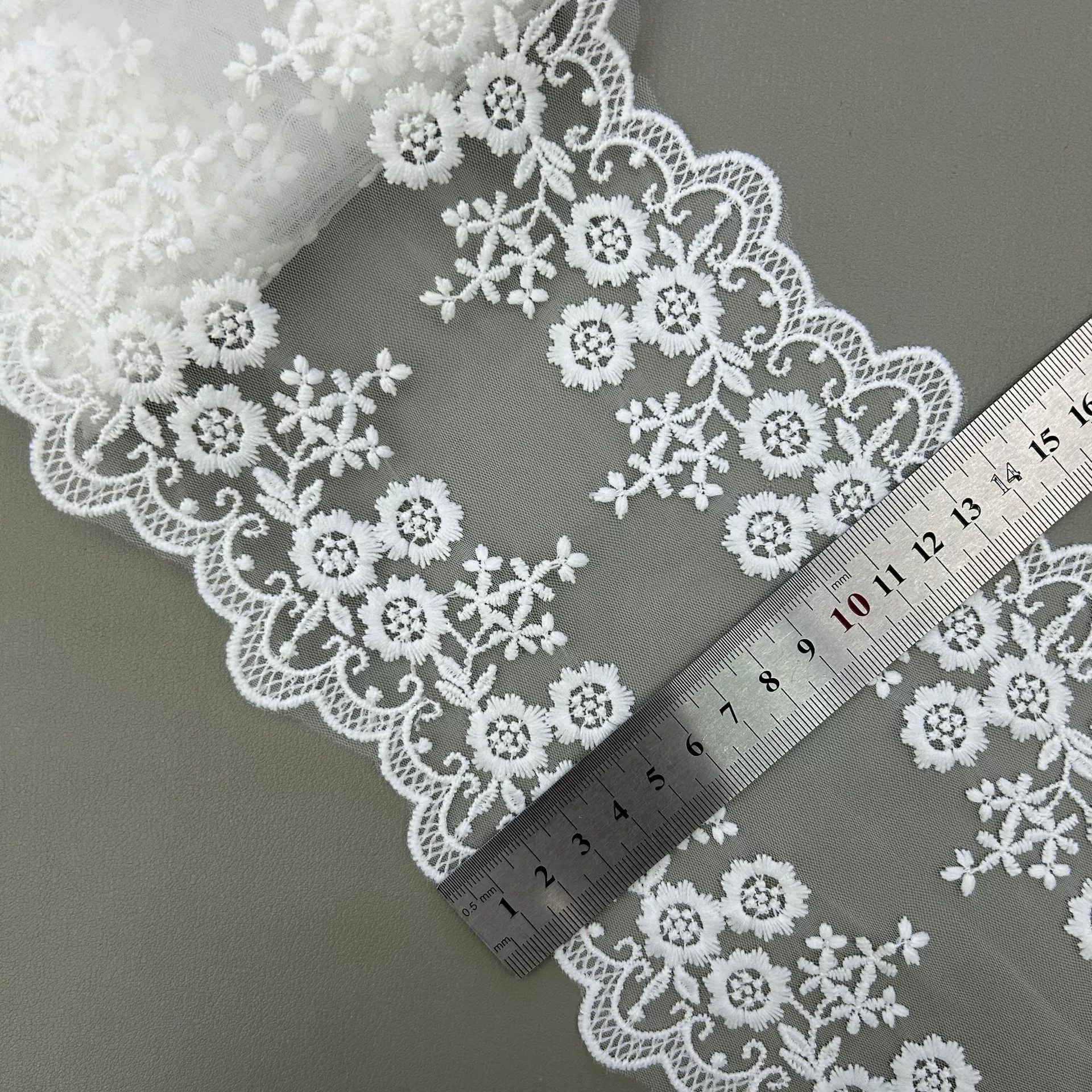 Белые кружевные аксессуары для волос с бантом, (Физики), DIY, с вышивкой