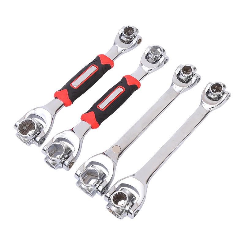 ヘビーデューティー多機能ソケットレンチセット 52in1 8in1 多用途レンチ 8-21mm 自動車修理工具|undefined