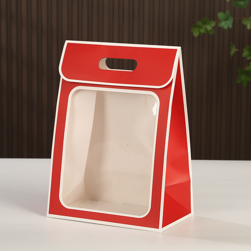 플립 레드 화이트 프레임; 흰색 판지; 스몰 사이즈 30*21.5*13CM