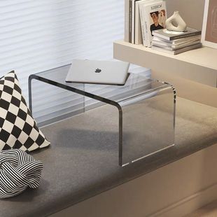 Acrylic Small Table Household Internet Popular Transparent Bay Window Coffee Table Bedroom Windowsill Bed Simple Tatami Low Table