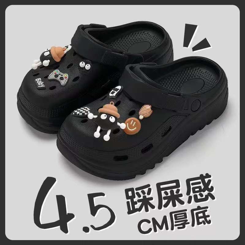 Zapatos de grano grueso para mujeres 2025, nuevos zapatos de verano para mujeres embarazadas con suela suave antideslizante antiodor, sandalias para mujeres image 12