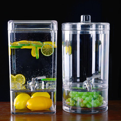 蛇口付きジュース缶セルフ飲料缶樽酒缶ボトルコーラ冷水筒商用耐転倒pcプラスチック容器
