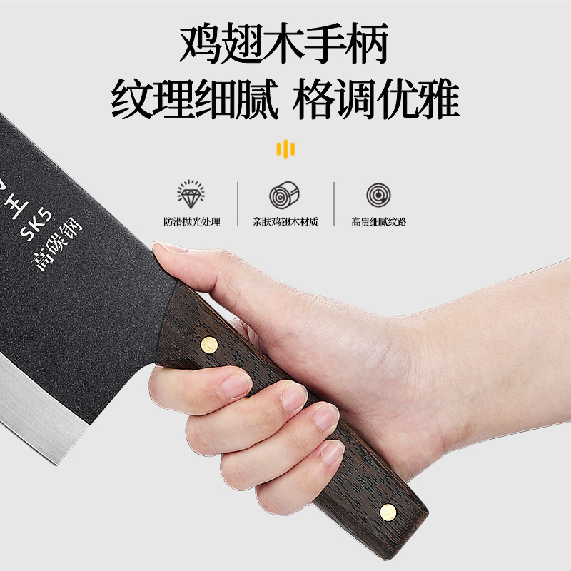 Cuchillo de cocina de estilo antiguo cuchillo de hierro forjado a mano cuchillo de corte chef cuchillo de cuchillo de cocina set de acero inoxidable